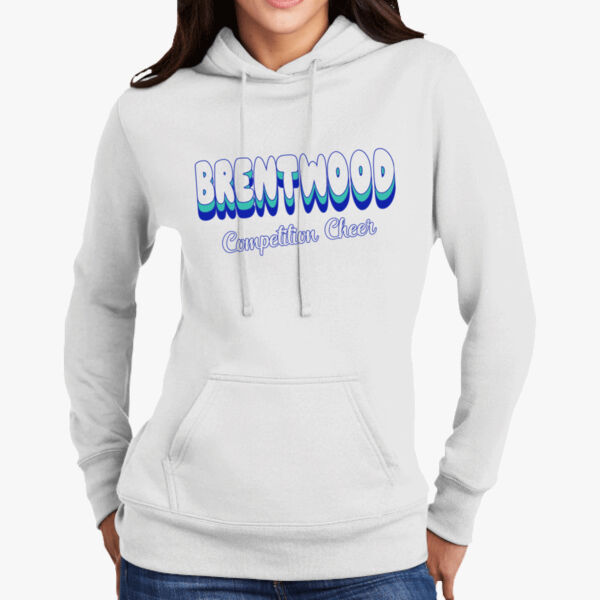 Ladies Core Fleece Pullover Hooded Sweatshirt Thumbnail